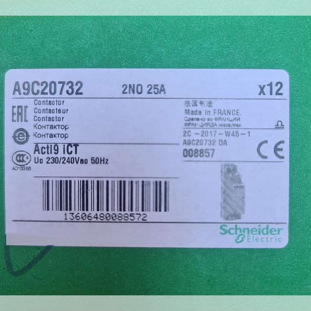 Модульные контакторы Schneider Electric Acti9 ICT