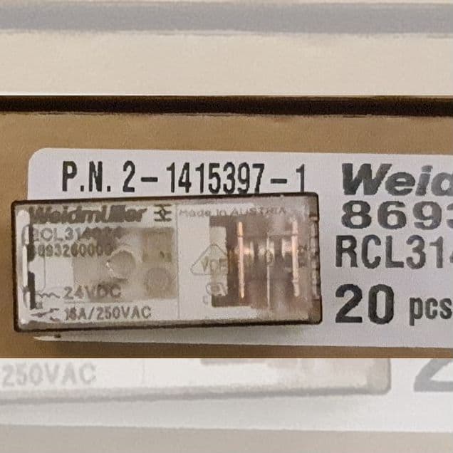 Реле Weidmuller Австрия 1х16А, 3х10А