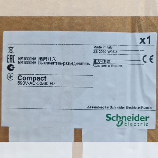 Выключатель-разъединитель Schneider NS800-1600