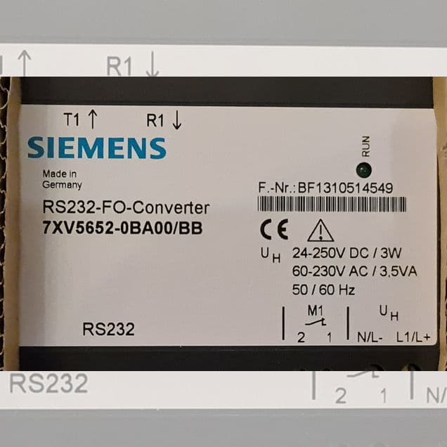 Конвертер оптоволокна в RS232 Siemens