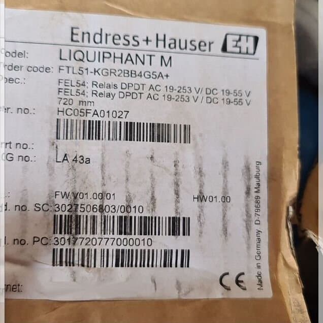 Вибрационные датчики уровня Exd Endress+Hauser
