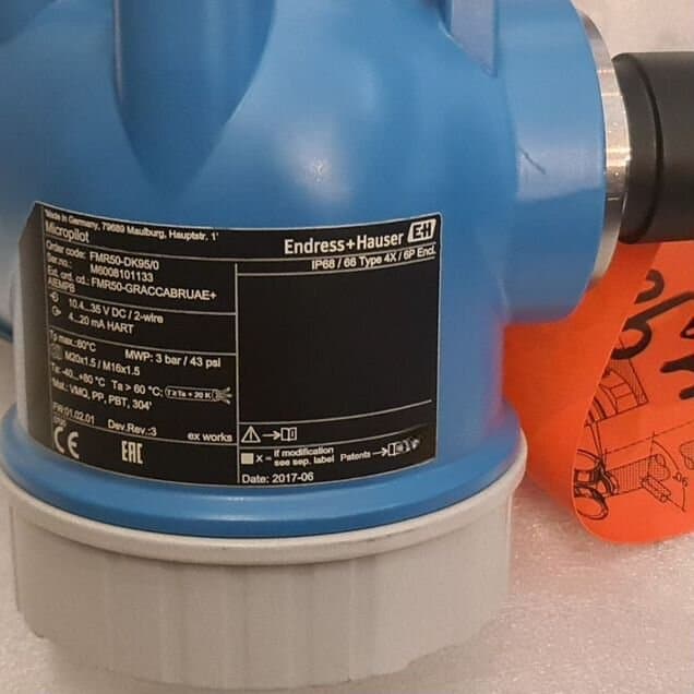 Уровнемер Радарный Endress-Hauser Micropilot FMR50