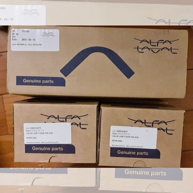 Затвор DN25 D32 с пневмоприводом Alfa Laval