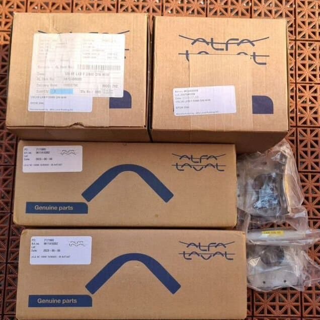 Дисковый затвор DN50 DN65 пневмопривод Alfa LavaL