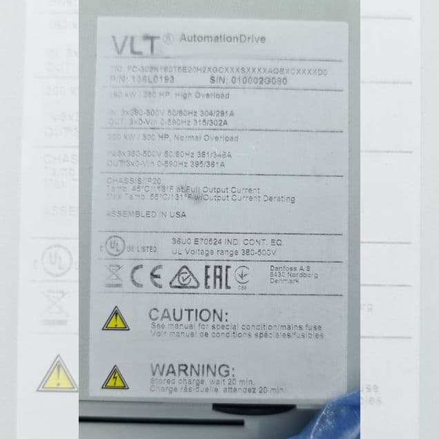 Преобр частоты Danfoss Automation Drive 0.4-315кВт