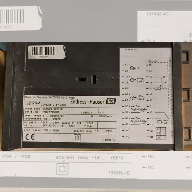 Кондуктометр изм проводимости Endress+Hauser