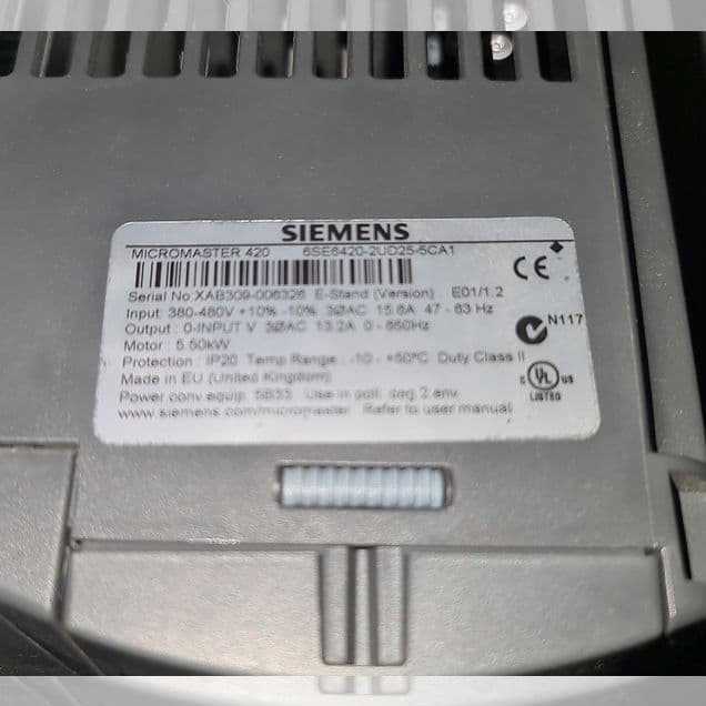 Преобразователи частоты Siemens 420 до 7,5кВт