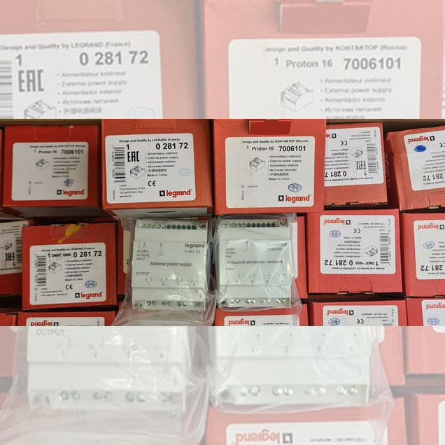 Модульный Блок питания 24VDC / 1A legrand DMX 1600