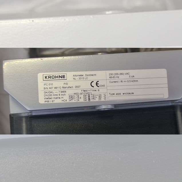 Расходомеры электромагнитные DN200 Krohne Optiflux