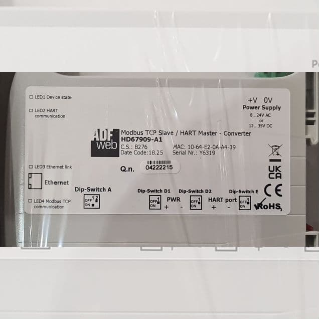 Преобразователи Modbus-Hart profibus-Modbus AdfWeb