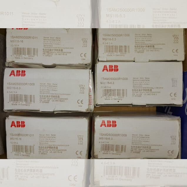 ABB автоматические выключатели двигателей 0.1-100А