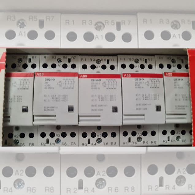 ABB Контакторы модульные Реле времени фаз Тока