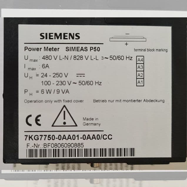 Измеритель мощности Siemens Sicam Modbus Profibus
