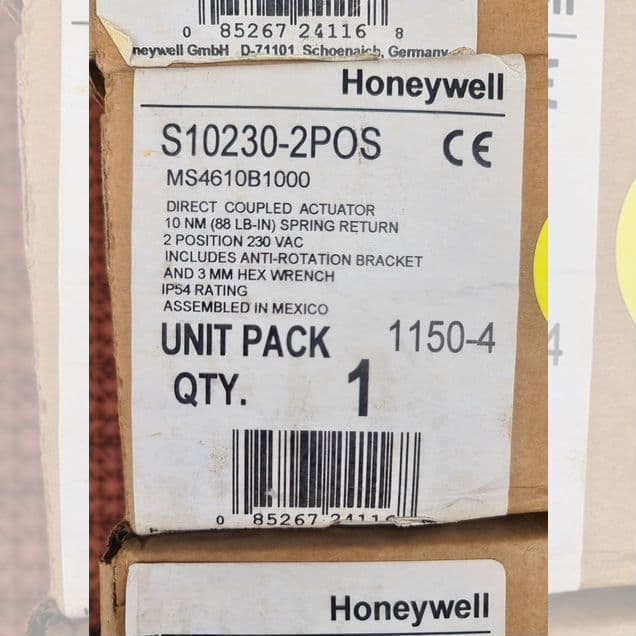Honeywell приводы управления воздушными заслонками