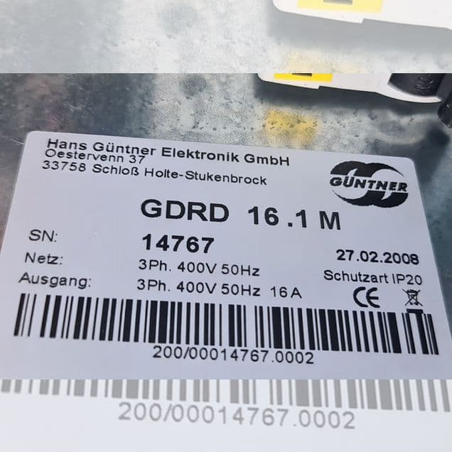 Преобразователь Частоты 7,5квт с контрол. Guntner