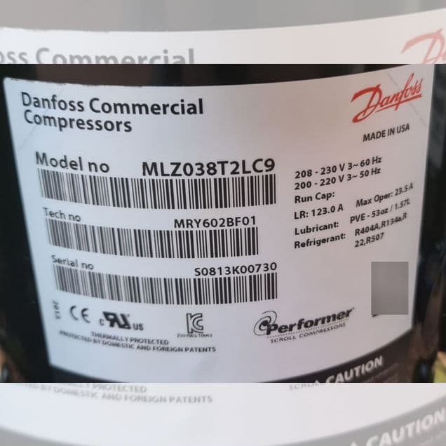 Холодильные Компрессоры Cпиральные Danfoss Новые