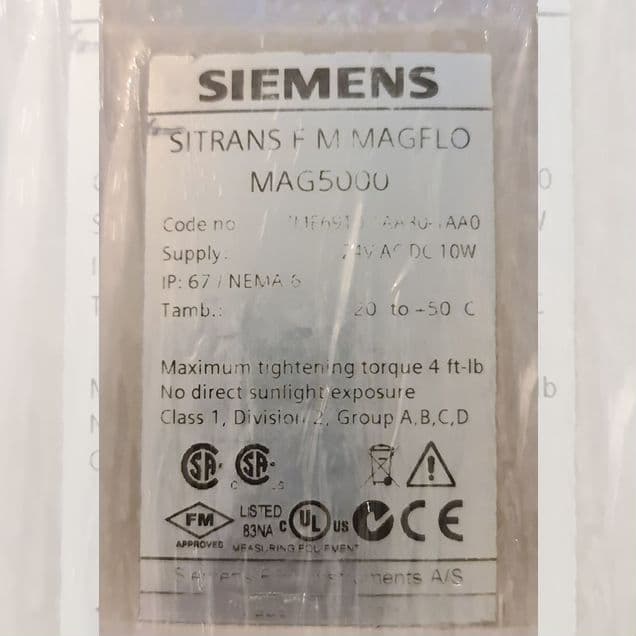 Гигиенический Электромагн расходомер DN40 Siemens