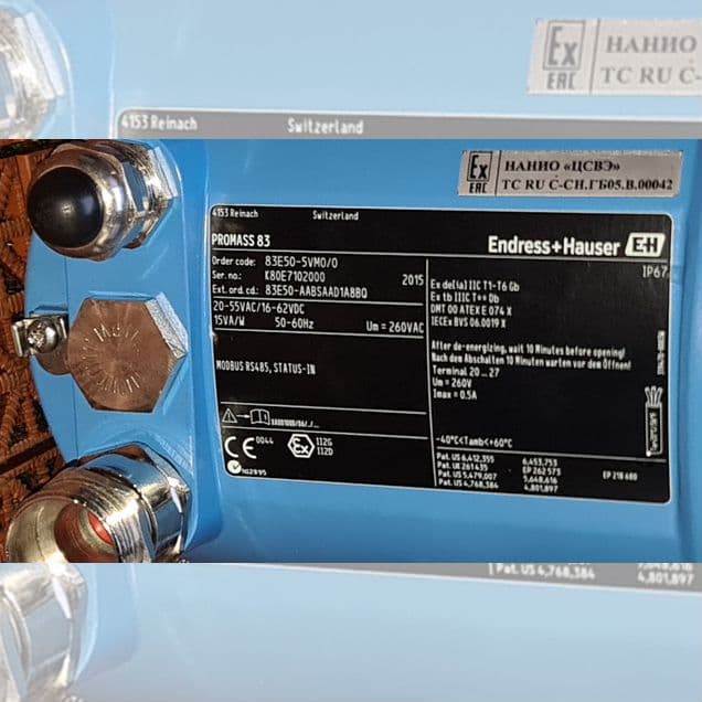 Расходомер Кориолисовый DN50 Endress+H Promass 83E