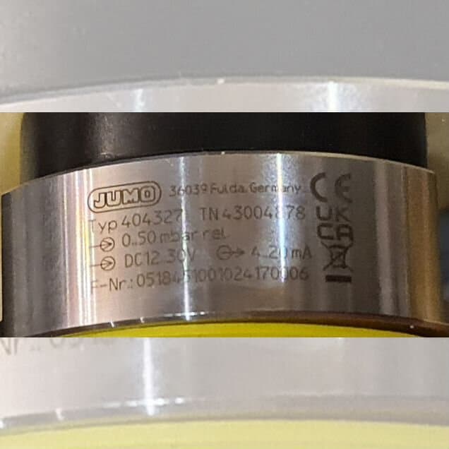 Датчики давления 50mdar 0.5Bar Гигиенические Jumo